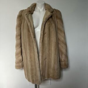 Tissavel France Vintage faux fur jacket